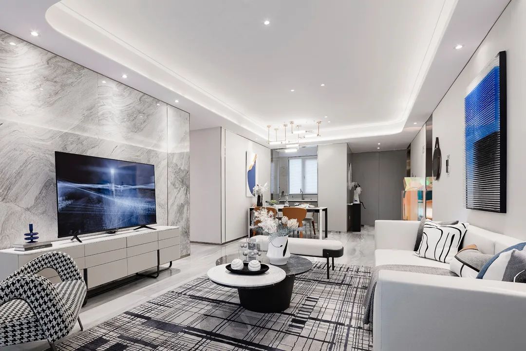 现代简约风格室内设计家装案例-客厅 现代简约风格室内设计家装案例-客厅