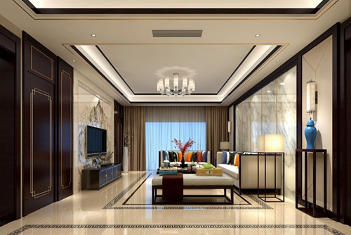 福清新中式风格室内装修设计案例